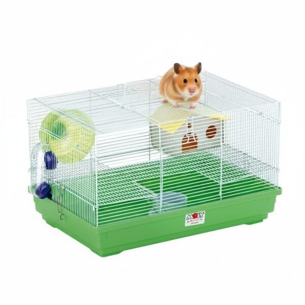 jaula hamster 1 piso 47 x 30 x 27 cm.
