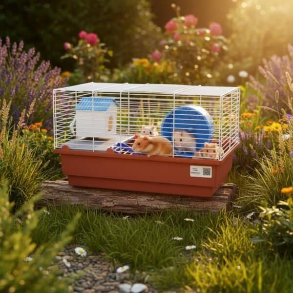jaula hamster 2 pisos 40*27*24