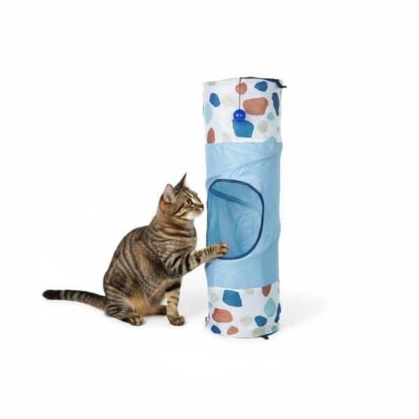 tunel gato multiuso interactivo 25*90 cm