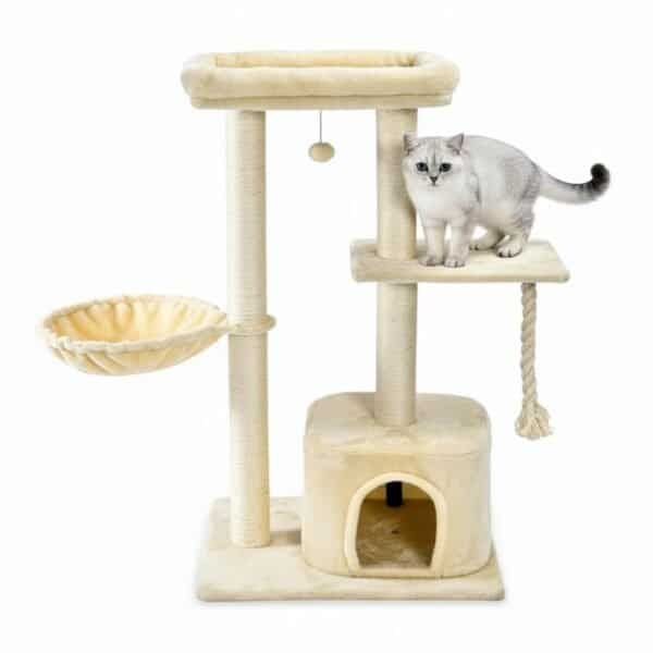 rascador de gato Árbol interactiv high design 121*