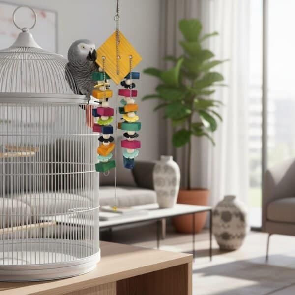 juguetes para pÁjaros interactivo torre c/sonido c