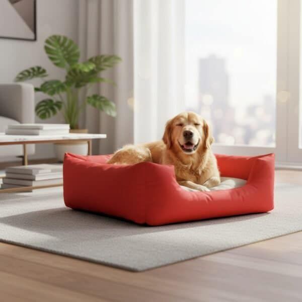 cuna rect. waterproof rojo t 1 50*42*21
