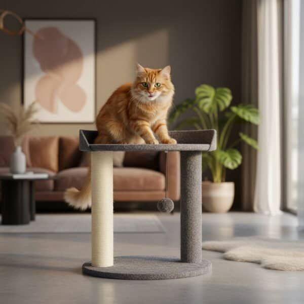 arbol rascador de gato modelo suiza 40*30*43 cm