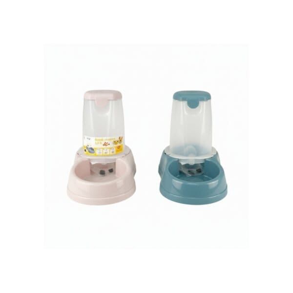 Comedero Break Reserva 1,5L, ideal para perros y gatos, con depósito de agua y diseño práctico.