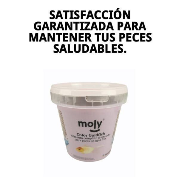 moly goldfish color granulado 275 grms/ 1180 ml