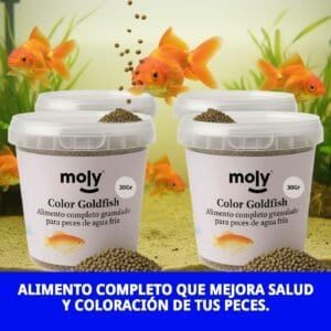 moly goldfish color granulado 30 grms /120ml