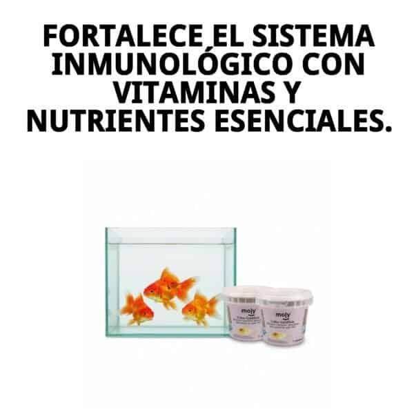 moly goldfish color granulado 75 grms /365 ml