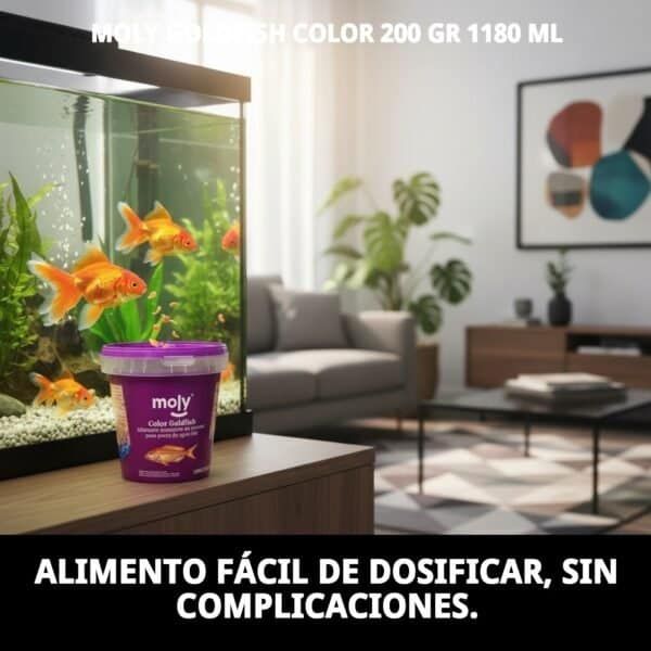 moly goldfish color 200 gr 1180 ml