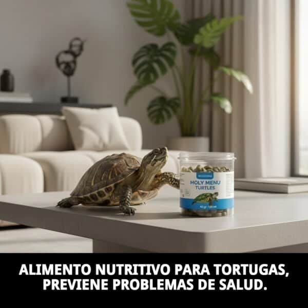 moly menu tortugas 40 gr 120 ml nutrición equilibrada