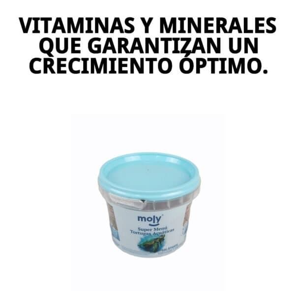 moly menu tortugas 40 gr 120 ml nutrición equilibrada