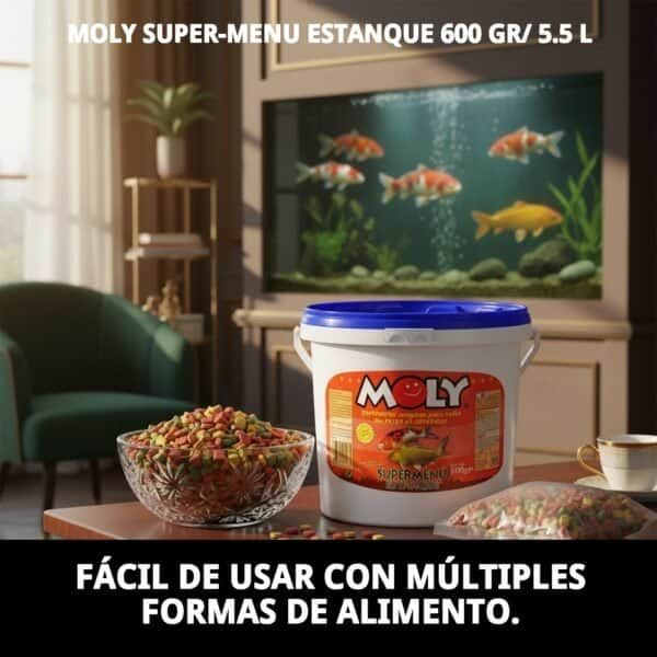 moly super menu estanque 600 gr/ 5.5 l