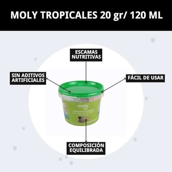 moly tropicales 20 gr/ 120 ml
