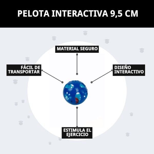 pelota interactiva 9,5 cm
