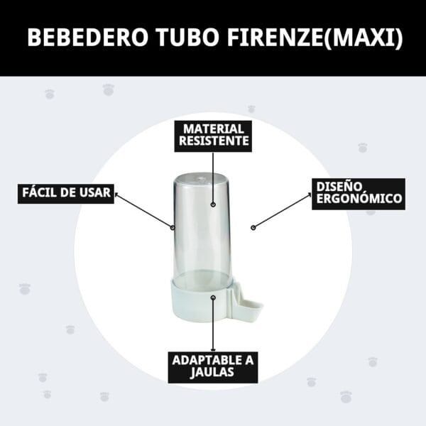 bebedero tubo firenze(maxi)
