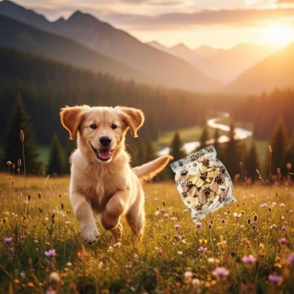 Dulces galletas para cachorros, nutritivas y suaves, perfectas para premiar y cuidar a tu perro joven.