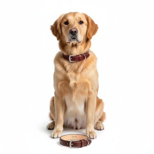 collar cuero perrito 1,9x45 cm