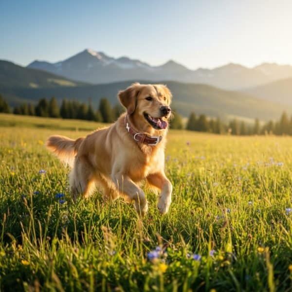 collar cuero perrito 50x2,5 cm