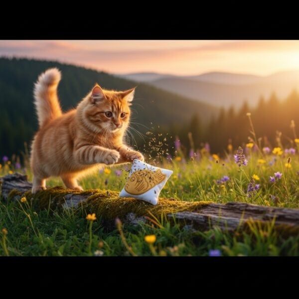 cojin gato interactiv con catnip dentro