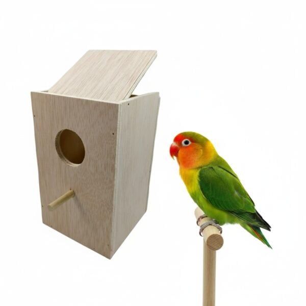 nido agapornis vertical madera 14x14x22 cm