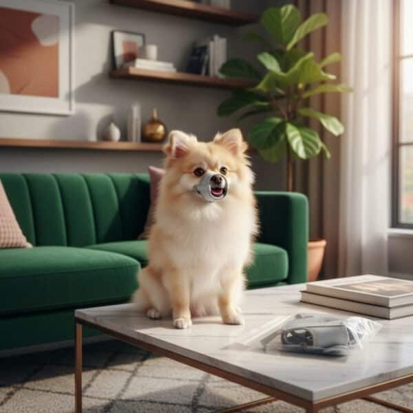 bozal deluxe gaviotas talla s moly | suave, ajustable y transpirable para perros pequeños