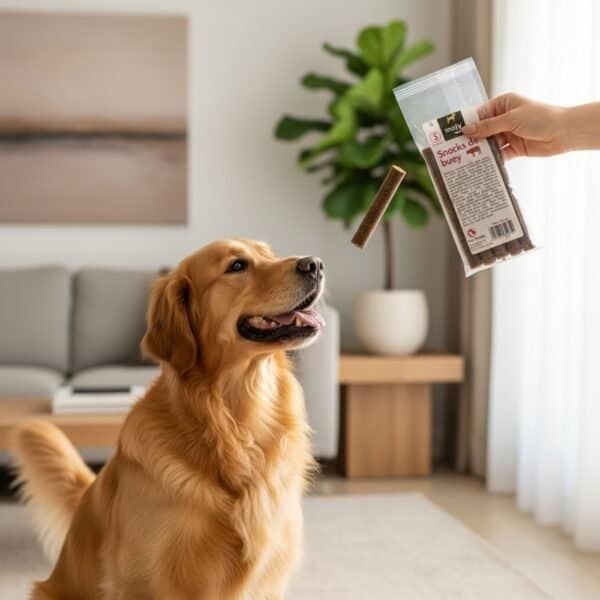 snacks de buey en barritas 50 g moly | premio natural y sabroso para perros