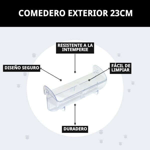 comedero exterior 23cm