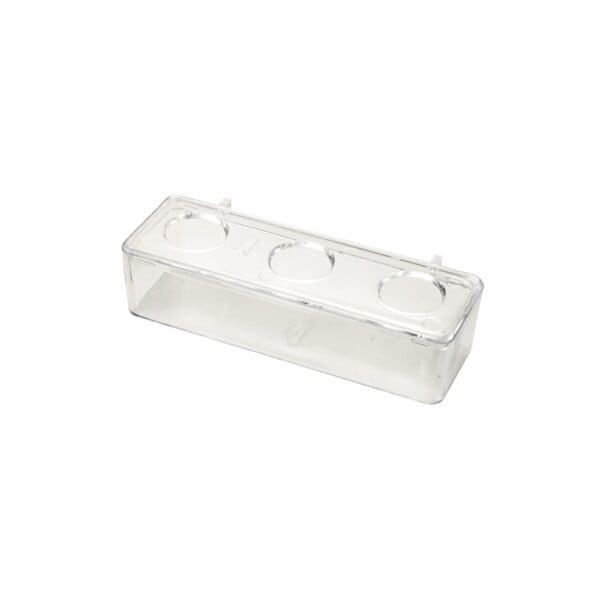 comedero profesional 3 huecos 18 cm.