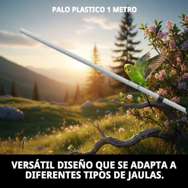 palo plastico 1 metro