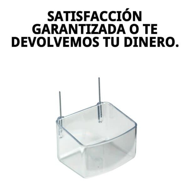 comedero loro c/ganchos