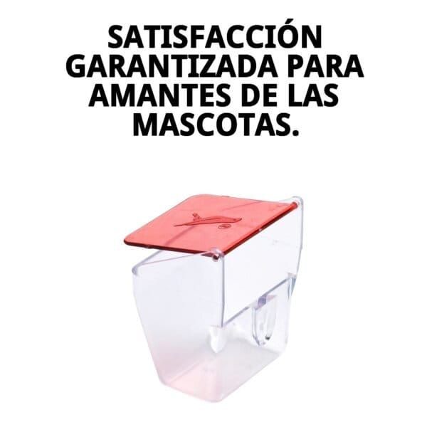 comedero tapa roja