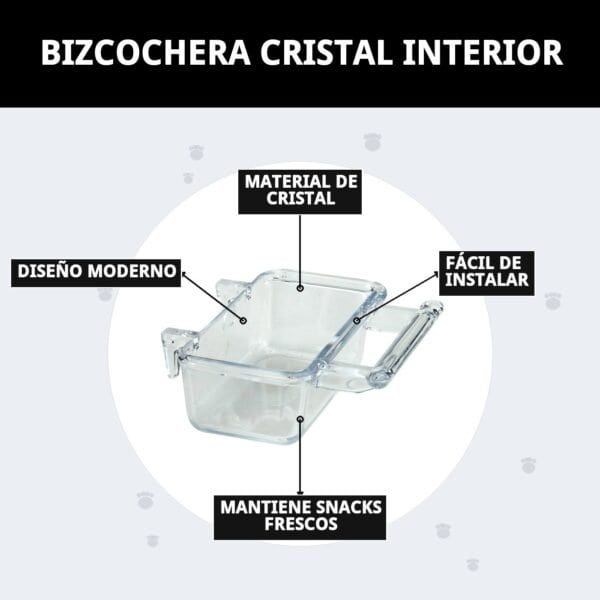 bizcochera cristal interior
