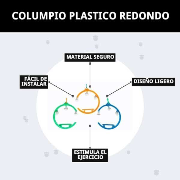 columpio plastico redondo