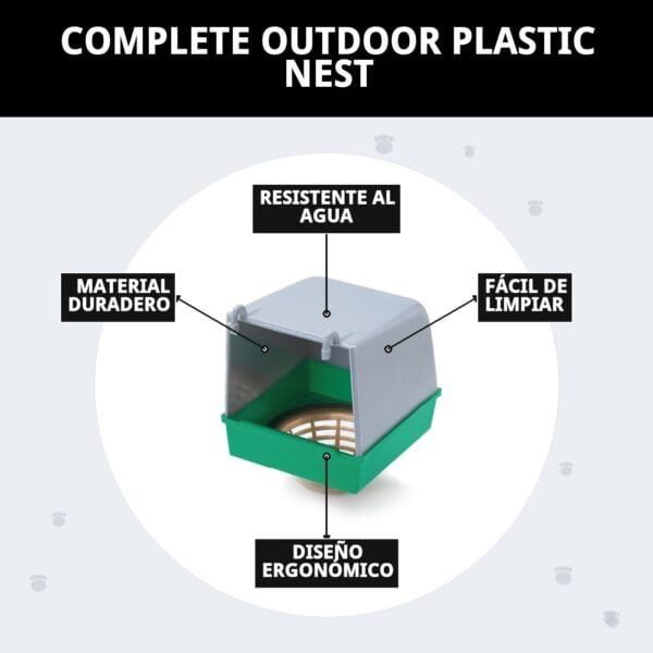 nido exterior plastico completo