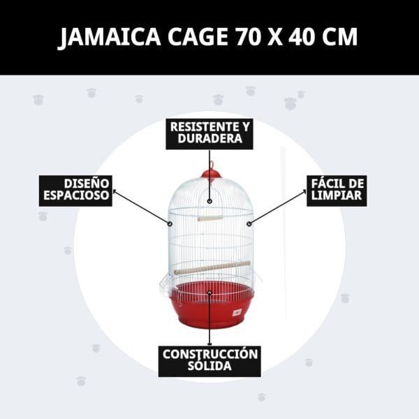 jaula jamaica 70 x 40 cm.