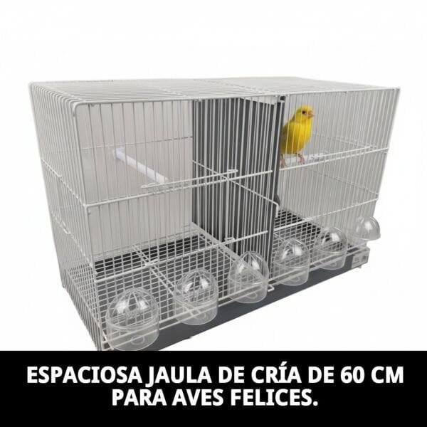 jaulon de cria guillot 60 cm blanca