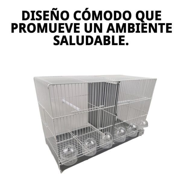 jaulon de cria guillot 60 cm blanca