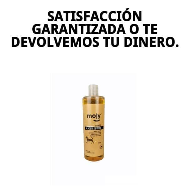 champú aceite de visón 500 ml moly | nutrición profunda y brillo intenso para pelos largos y delicados