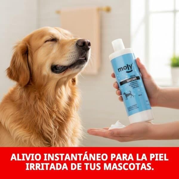 crema suavizante 500 ml moly | acondicionador profesional para pelo suave, brillante y sin nudos