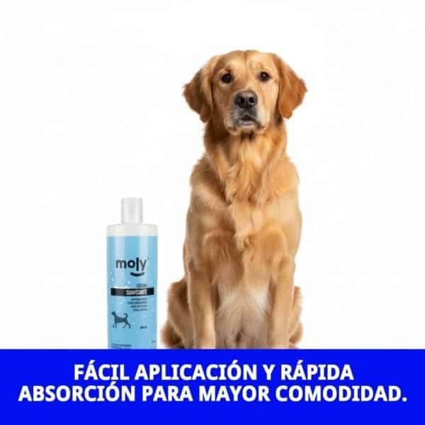 crema suavizante 500 ml moly | acondicionador profesional para pelo suave, brillante y sin nudos