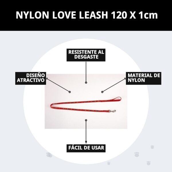 ramal nylon love 120 x 1cm