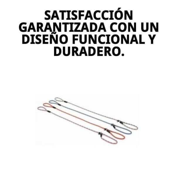 collar y ramal nylon adiestra 120 x 0,80cm