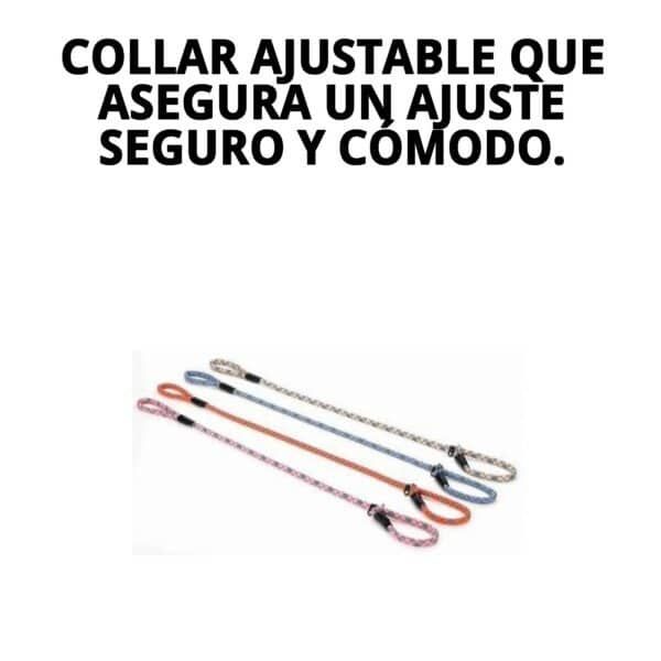 collar y ramal nylon adiestra 120 x 1,30cm