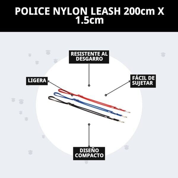 ramal nylon policia 200cm x 1,5cm