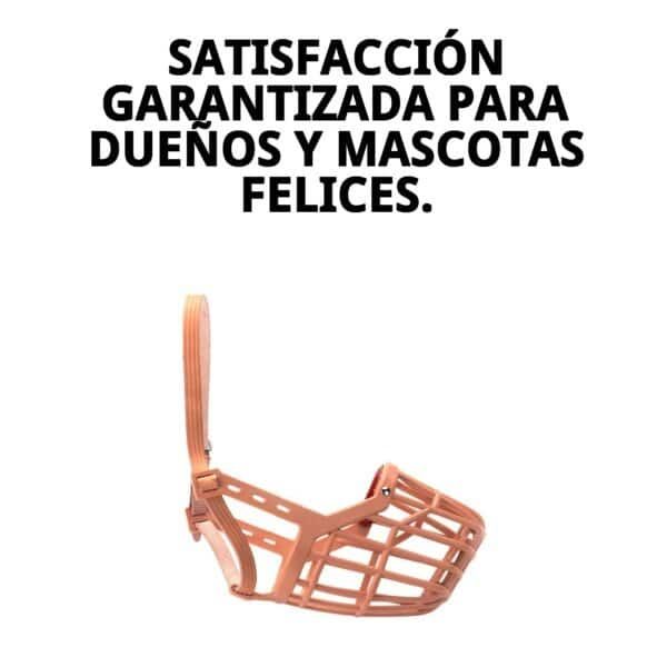 bozal cesta cuero y plastic n7