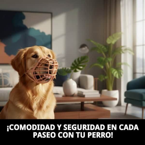 bozal cesta cuero y plastic n8