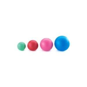 pelota caucho maciza mediana 6.5 cm
