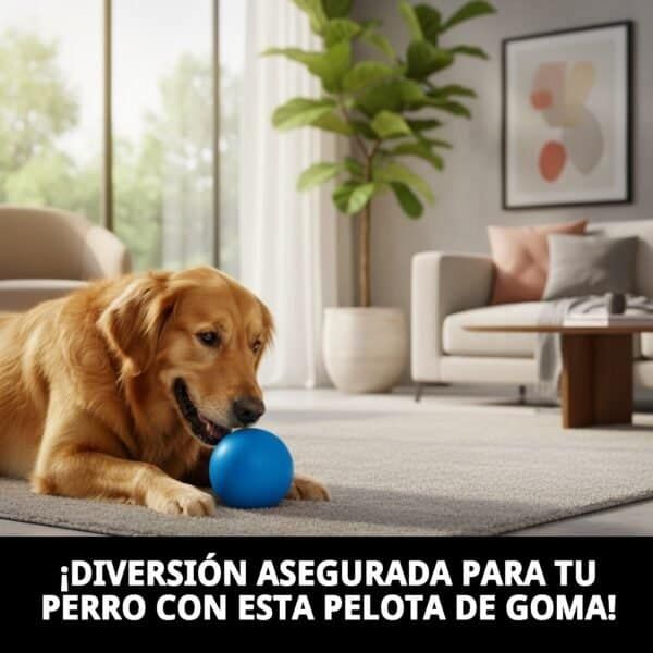 pelota caucho maciza mediana 6.5 cm