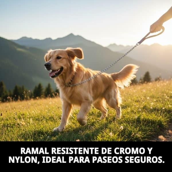 ramal cromo e.nylon 60cmx4mm