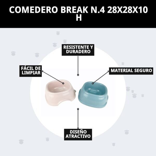comedero break n.4 28x28x10 h