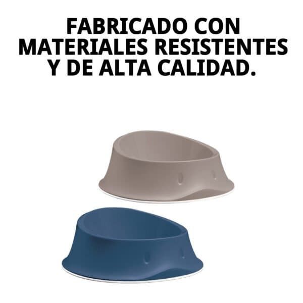 Comedero para mascotas, resistente y de alta calidad, ideal para comida y agua. 12 cm, 0,35 L, diseño elegante y duradero.